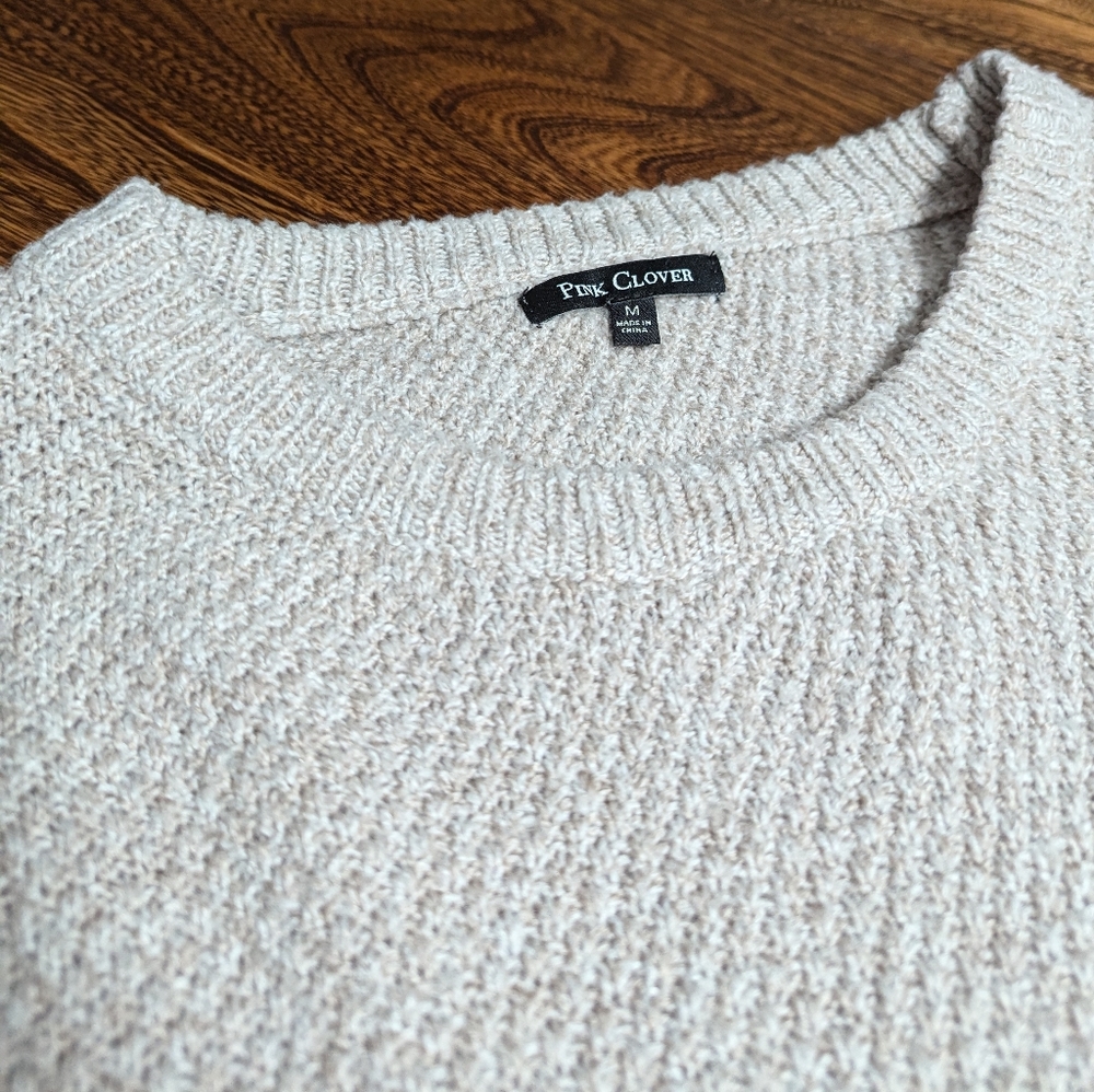 Curved Hem Sweater